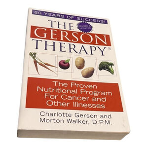 The Gerson Therapy Gerson Walker Kensington White Trade PB USA Cancer Health